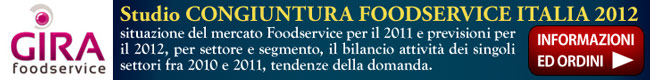 Ricerca di Mercato Studio Gira Congiuntura Foodservice 2012 Italia Ristorazione Distribuzione GDO