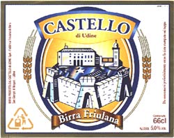 Etichetta Birra Castello di Udine