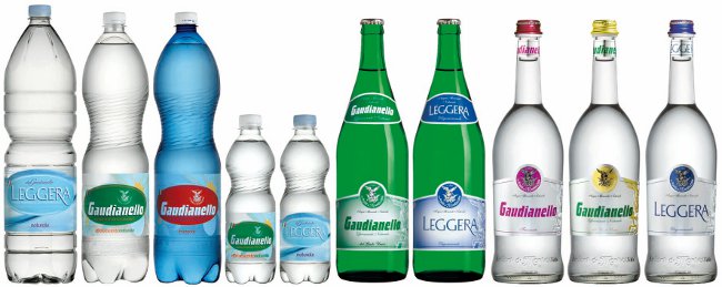 bottiglie acqua Gaudianello
